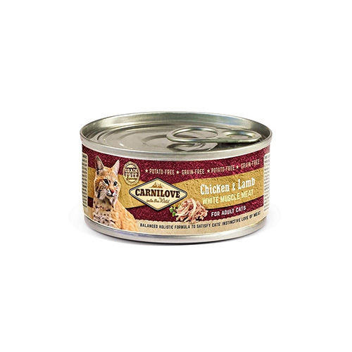 CARNILOVE CAT CHICKEN & LAMB FOR ADULT 100G