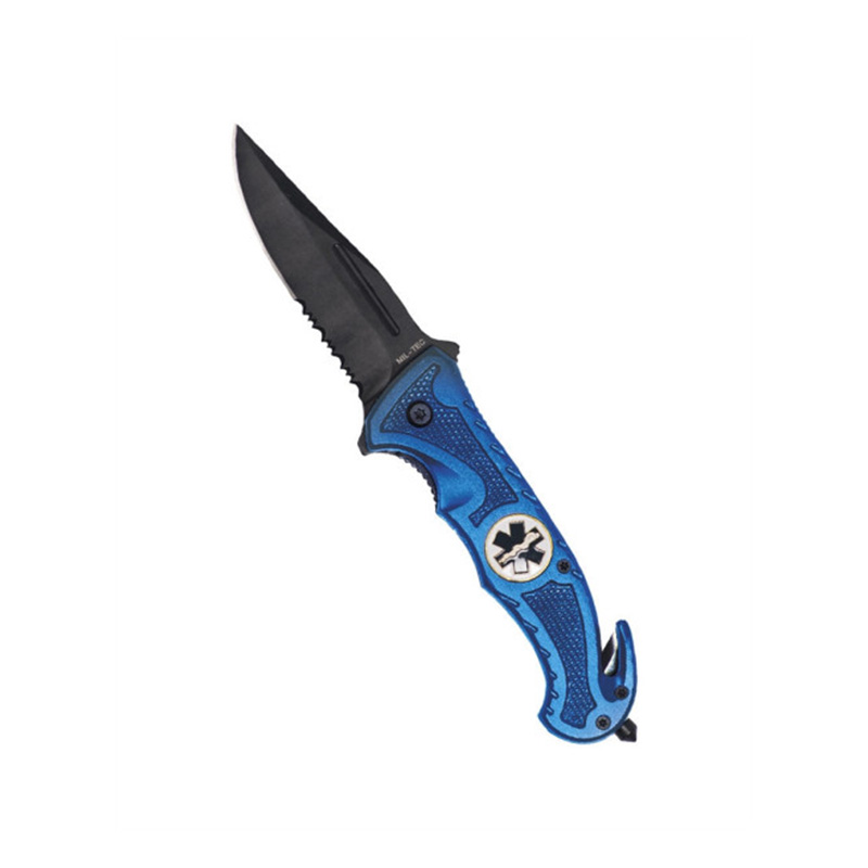 COUTEAU STURM VOITURE RESCUE BLEUE